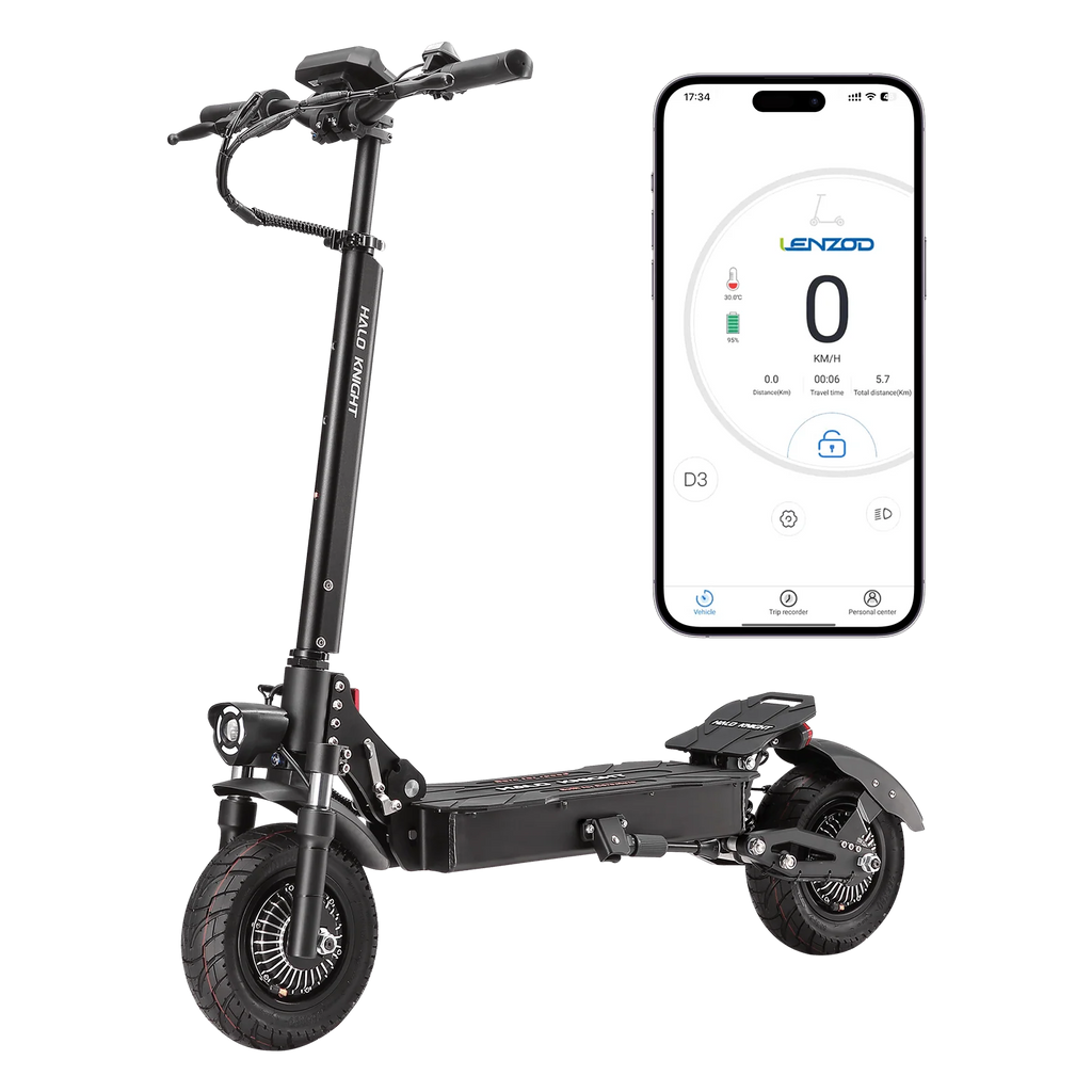 HALO KNIGHT T104 52V 2400W 21AH Double scooter électrique (version améliorée)