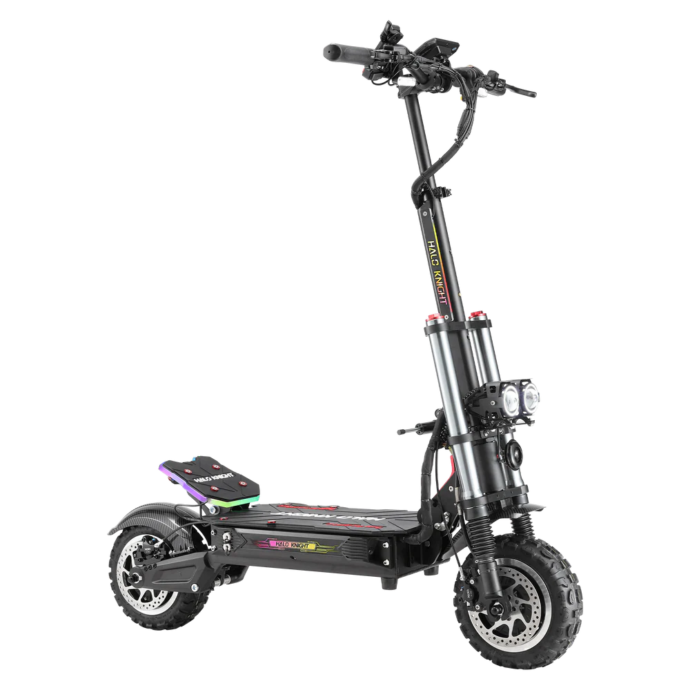 HALO KNIGHT Trottinette électrique à double moteur T107Pro 60V 6000W 38, 4Ah