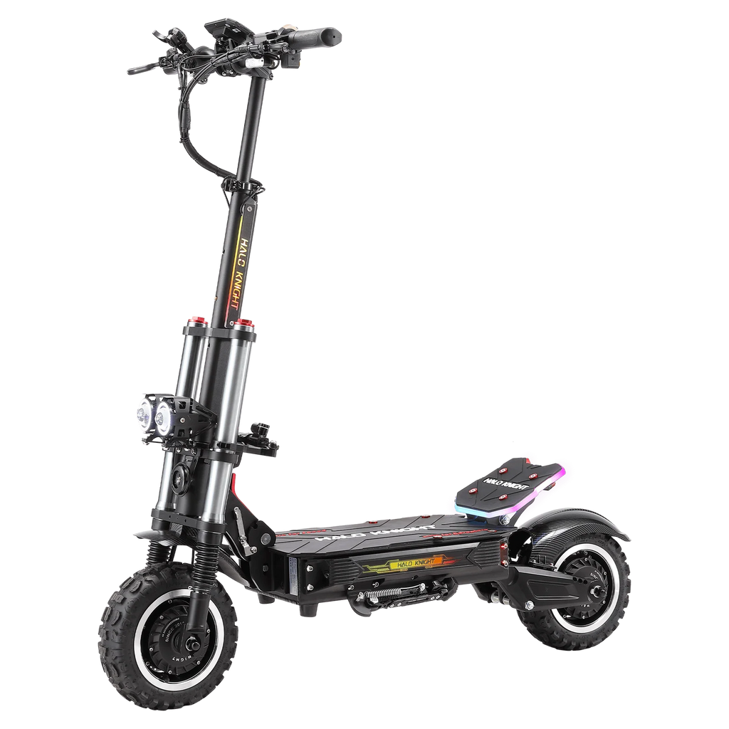 HALO KNIGHT Trottinette électrique à double moteur T107Pro 60V 6000W 38, 4Ah