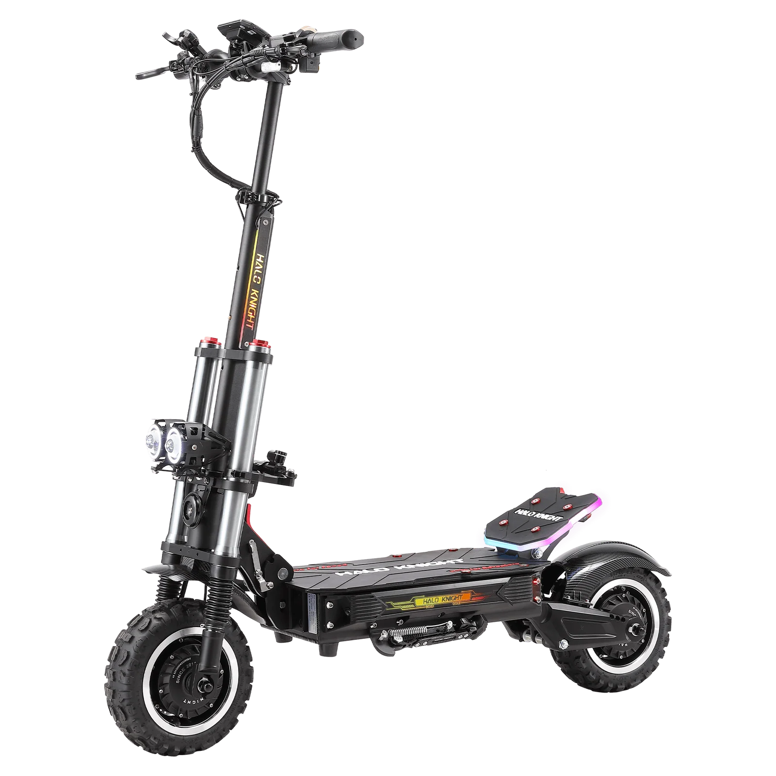 HALO KNIGHT Trottinette électrique à double moteur T107Pro 60V 6000W 38, 4Ah