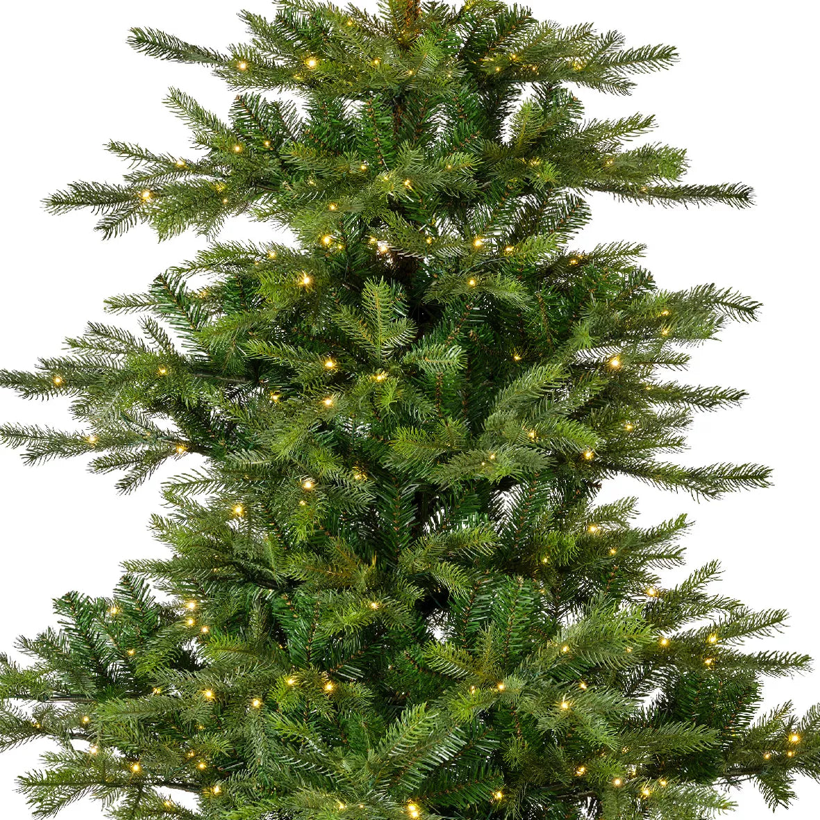 Sapin de Noël artificiel lumineux 250 LED (H150 cm) Glorious Vert sapin