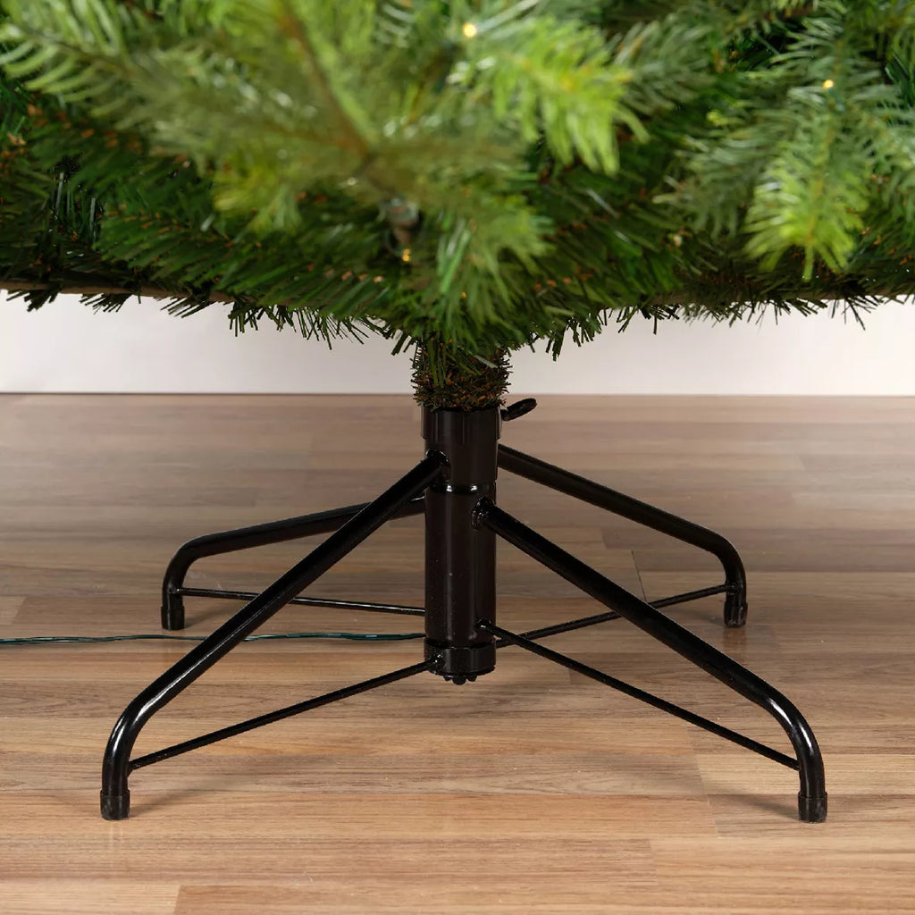 Sapin de Noël artificiel lumineux 250 LED (H150 cm) Glorious Vert sapin