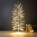 Arbre lumineux 1755 LED (H180 cm) Christmas Luxe Blanc et blanc chaud