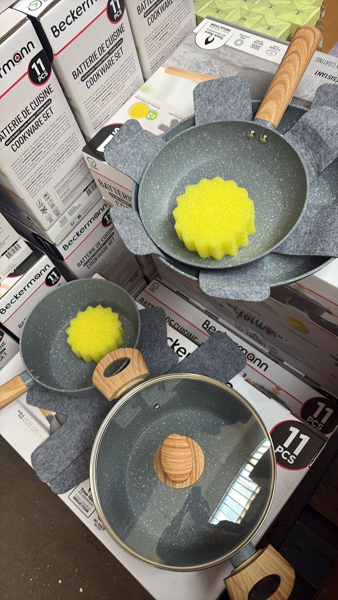 BATTERIE DE CUISINE 11 PIÈCES BECKERMANN – L'ÉLÉGANCE ET LA PERFORMANCE DANS VOTRE CUISINE