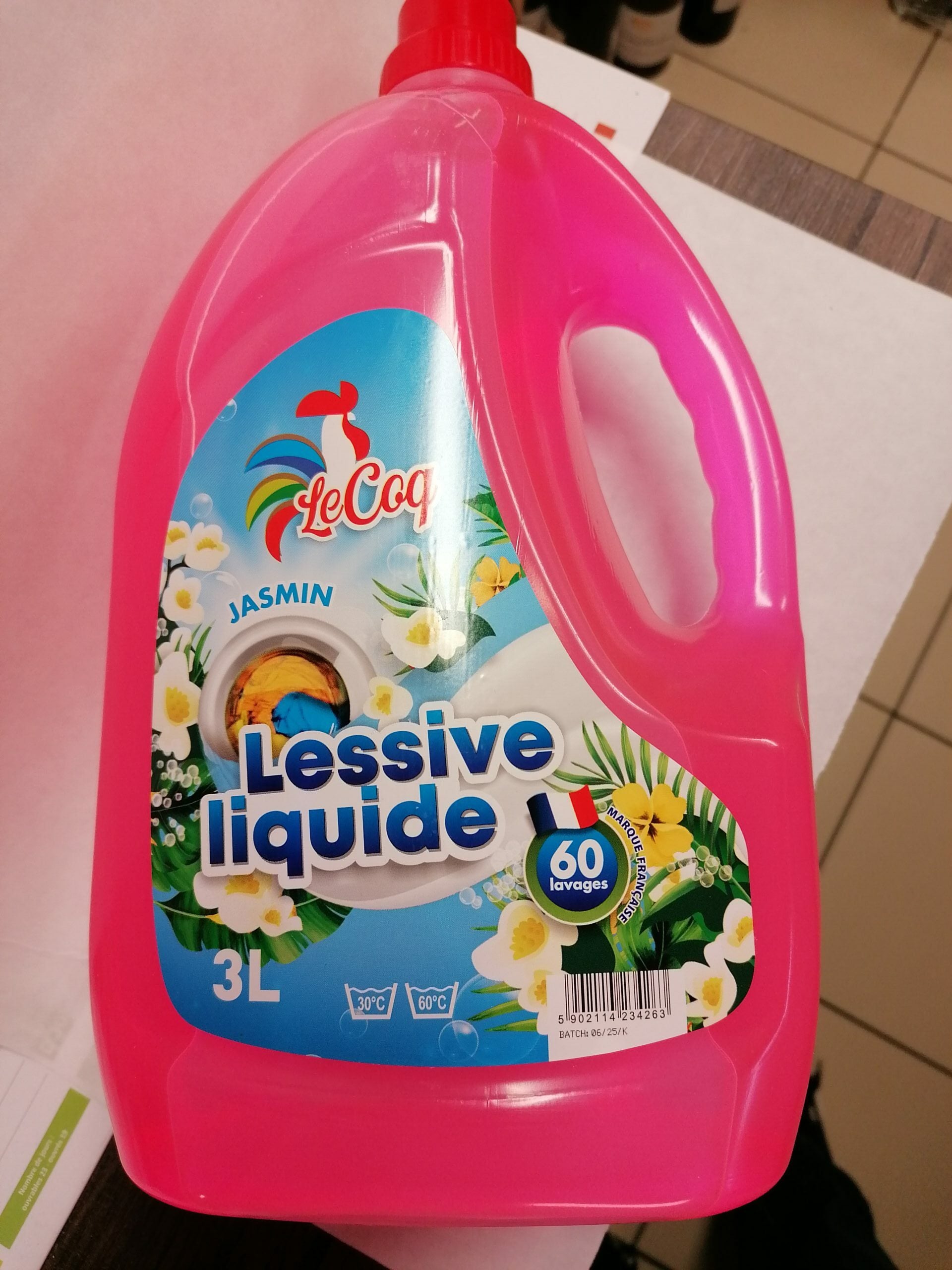 LESSIVE LIQUIDE LE COQ (3L) : LA QUALITÉ PRO À PRIX MINI