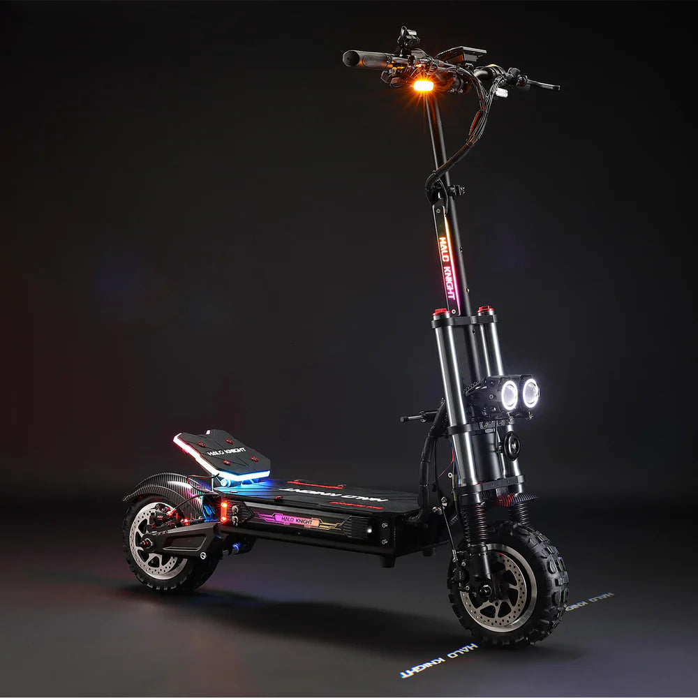 HALO KNIGHT Trottinette électrique à double moteur T107Pro 60V 6000W 38, 4Ah