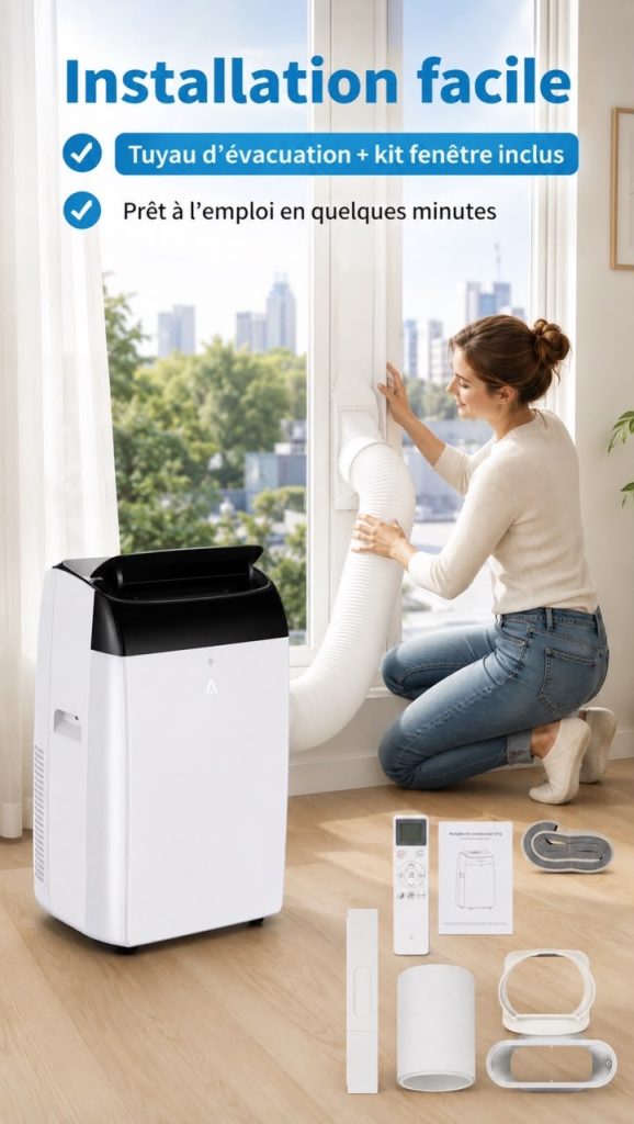 CLIMATISEUR MOBILE 12000 BTU