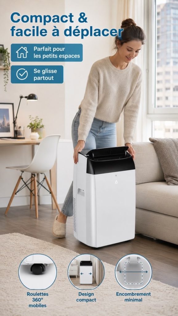 CLIMATISEUR MOBILE 12000 BTU
