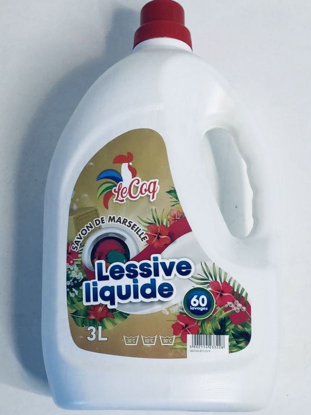 LESSIVE LIQUIDE LE COQ (3L) : LA QUALITÉ PRO À PRIX MINI