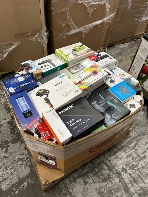 Liquidation pallets of electronic items for sale