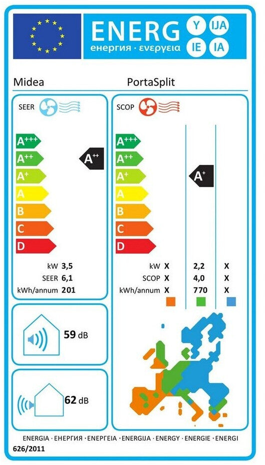 Midea PortaSplit 3,5 kW