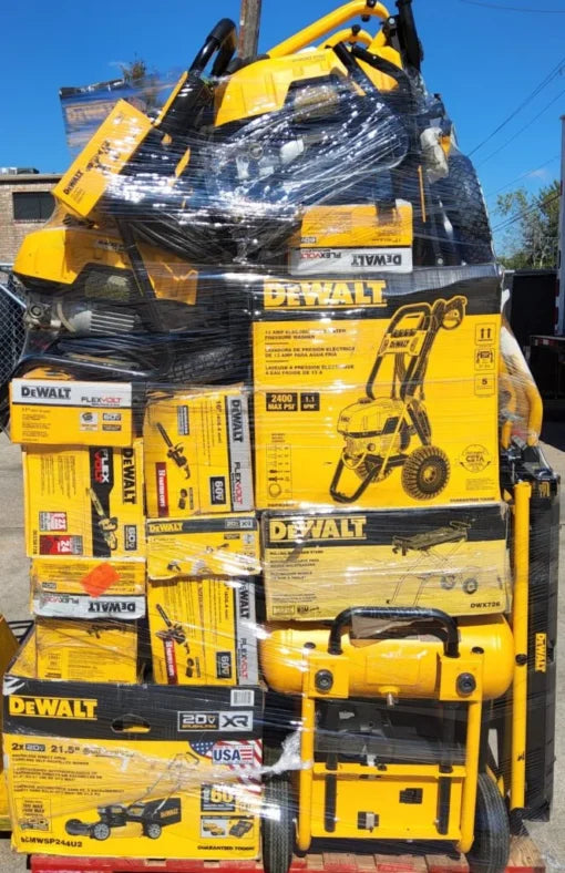 Palettes d’outils DeWalt pour la revente