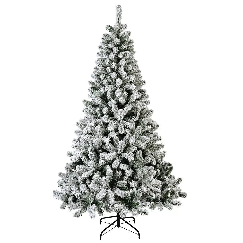 Sapin artificiel de Noël King Vert enneigé