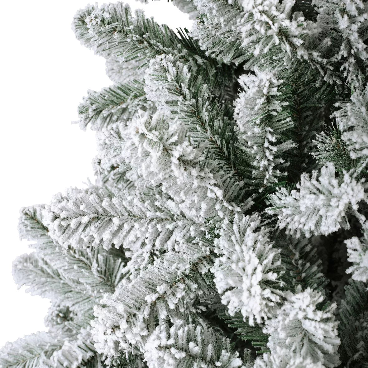 Sapin artificiel de Noël King Vert enneigé