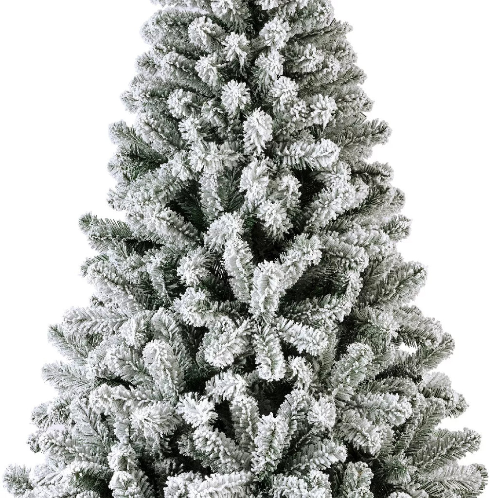 Sapin artificiel de Noël King Vert enneigé