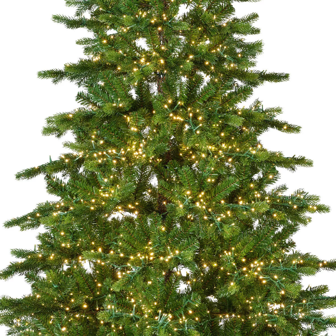 Sapin de Noël artificiel lumineux 3000 LED (H180 cm) Caucasia Nordmann Vert sapin