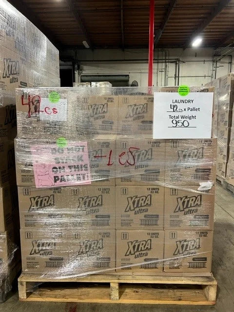 wholesale laundry detergent pallets
